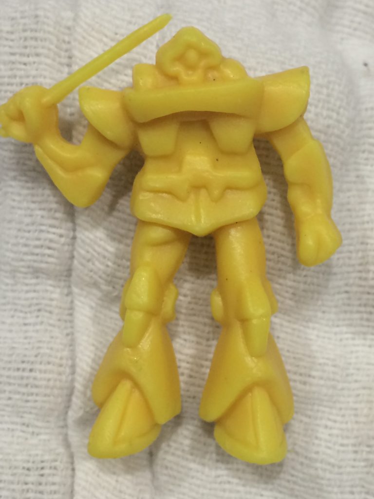 Yellow Robot with Sword Front